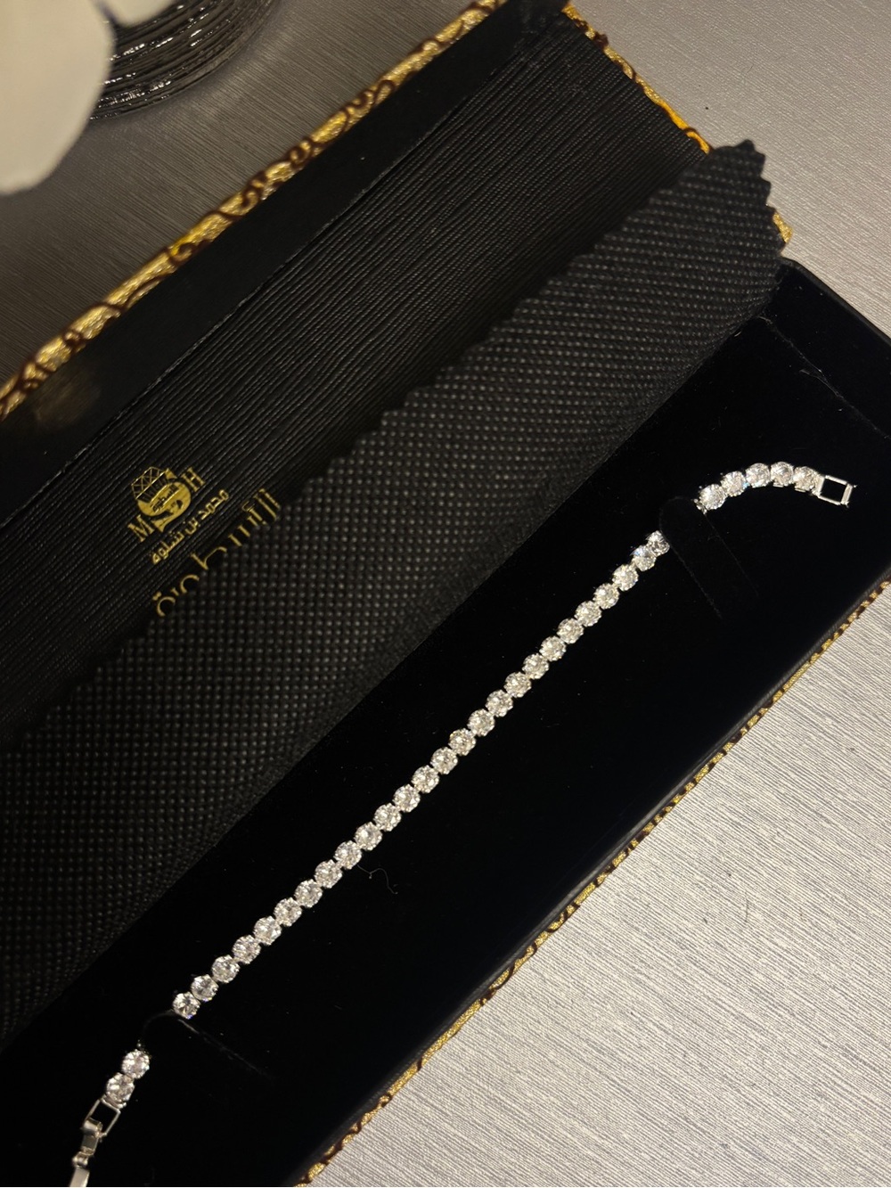 💎💎Real silver plated Classic Crystal Tennis Bracelet